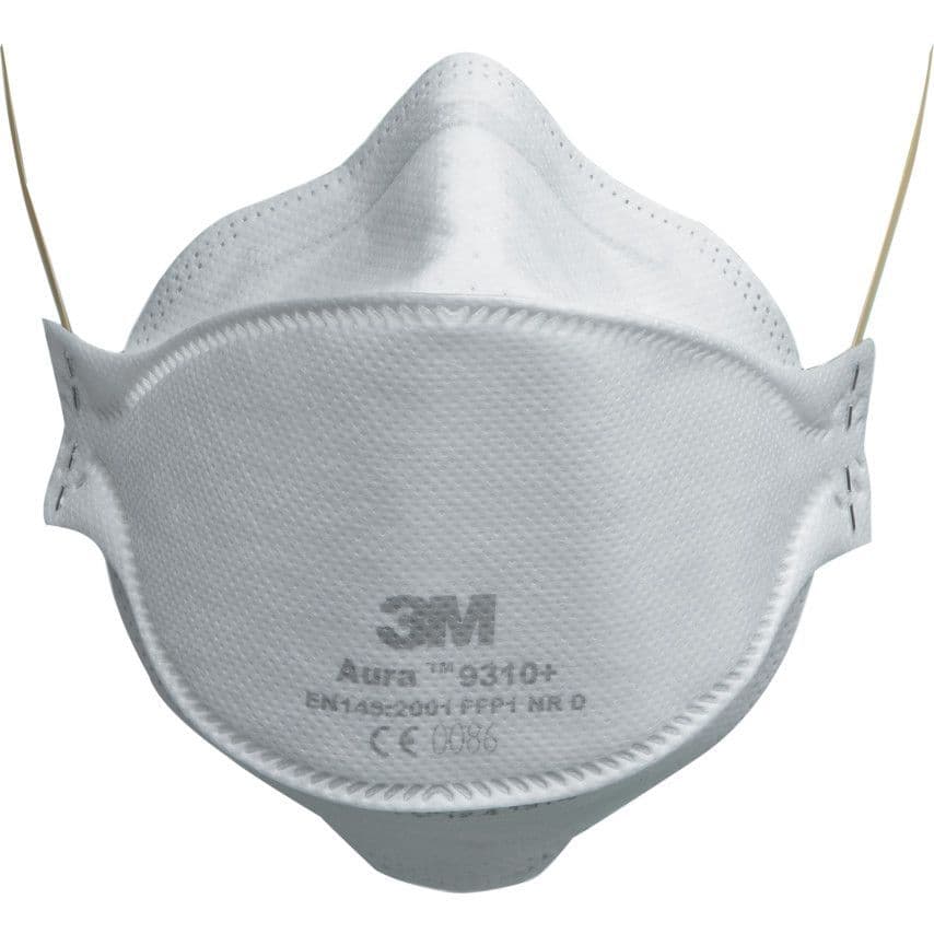 3M™ Aura™ 9310+ (FFP1) Daļiņu respirators