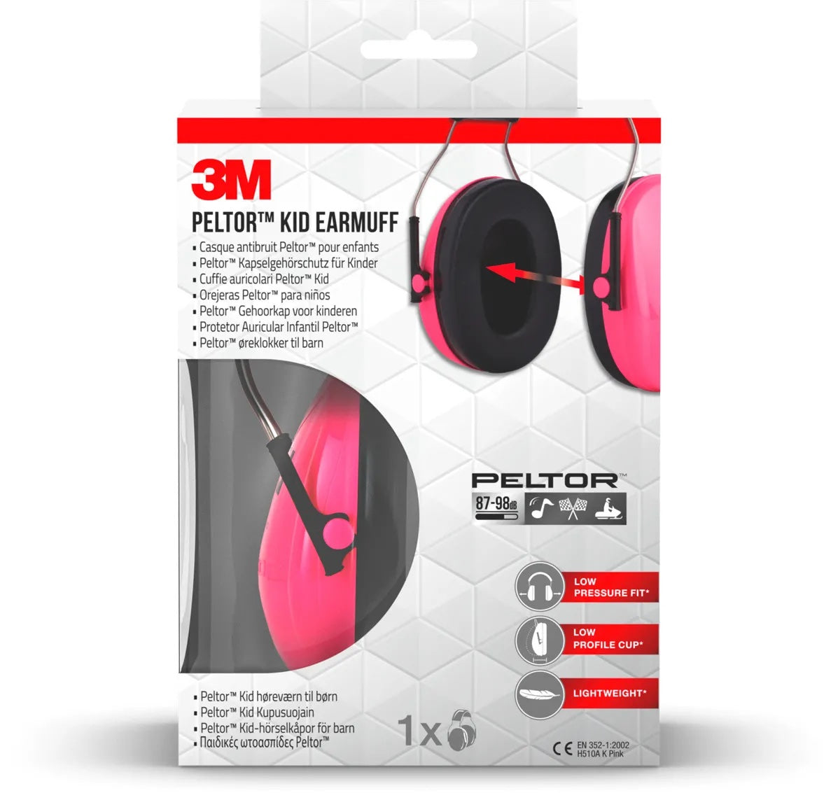 3M™ PELTOR™ Kid Earmuff H510AK