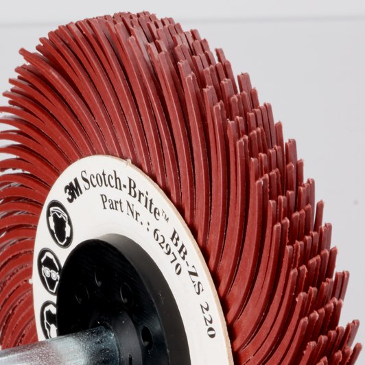 3M™ Scotch-Brite™ BB-ZS Radiālā saru birste ar asi