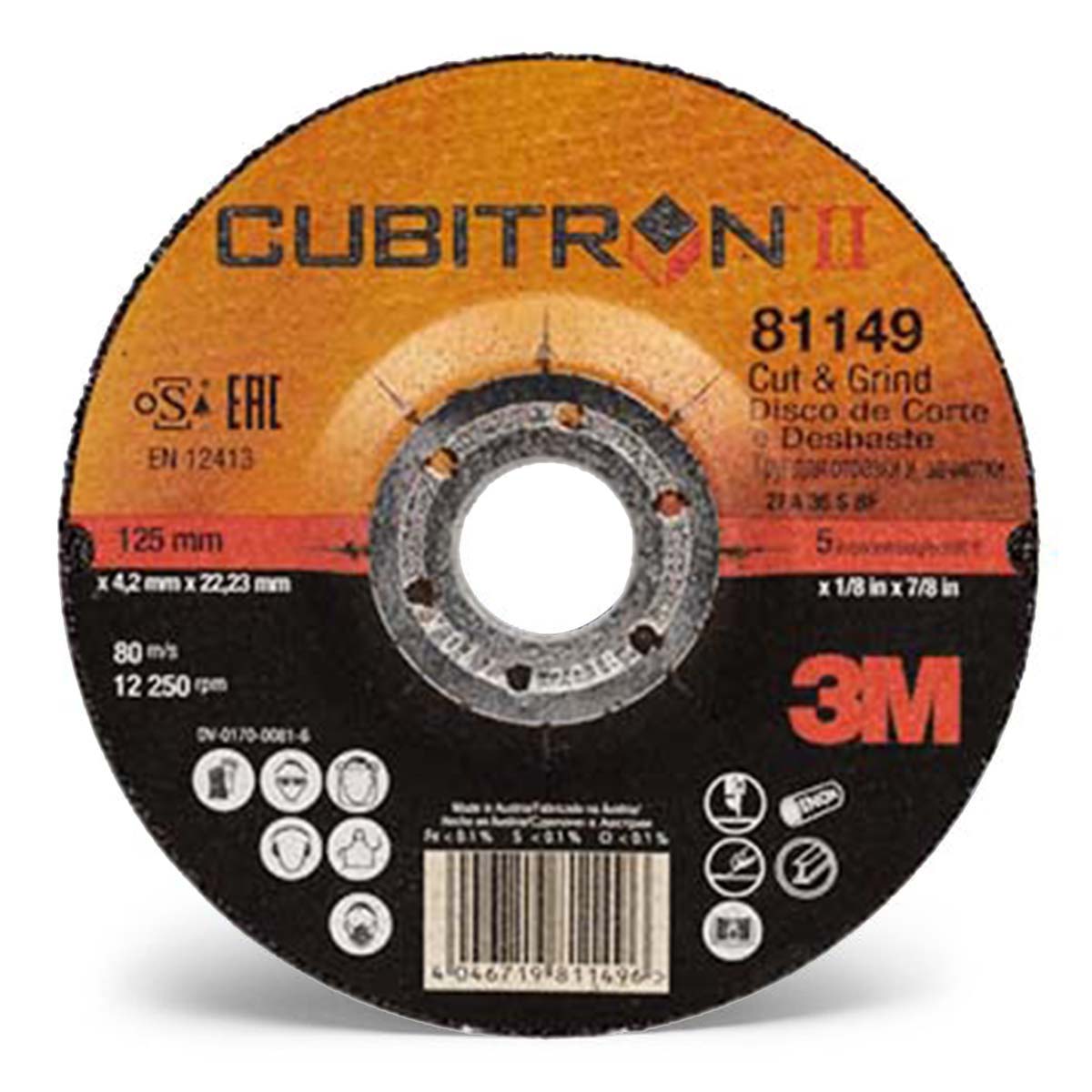 3M™ Cubitron™ II Cut & Grind Wheel