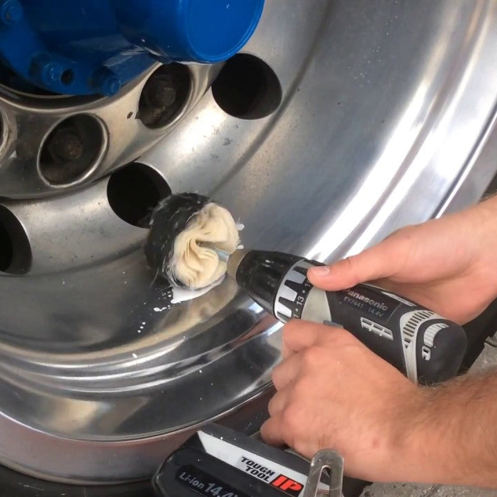 Cotton polishing cylinder (white)