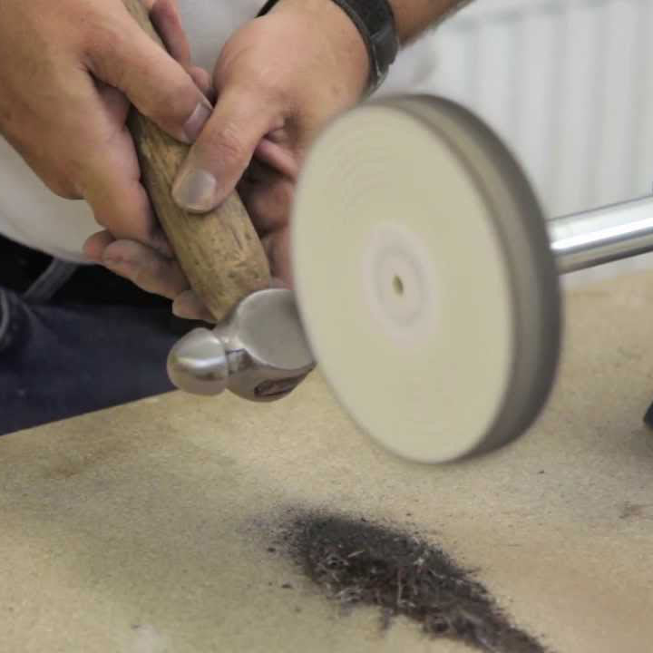 Cotton polishing wheel