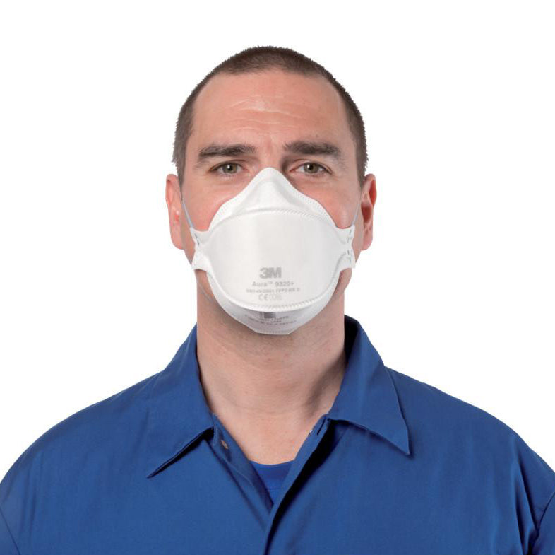 3M™ Aura™ 9320+ (FFP2) Daļiņu respirators