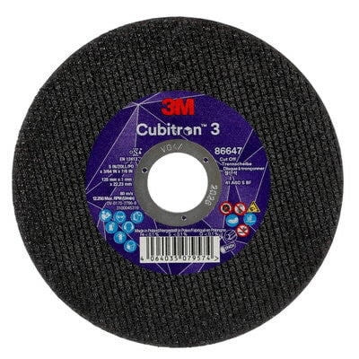 3M™ Cubitron 3™ 86647 Cut-off wheel 125 x 1 mm