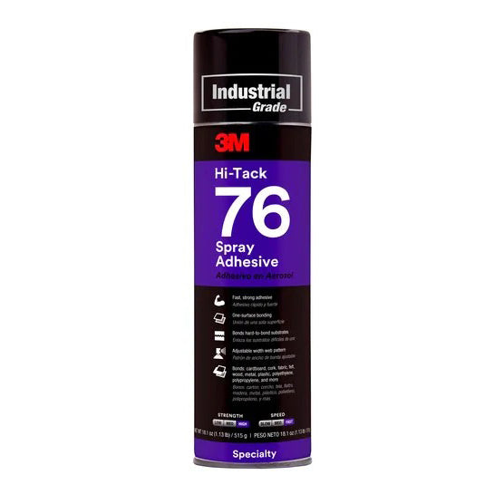 3M™ 76 Hi-Tack Spray Adhesive, Creme, 500 ml