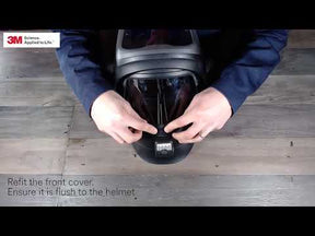 3M™ Speedglas™ Welding Helmet Inner Grinding Visor Plate, Anti-Fog and Hardcoated, 613000